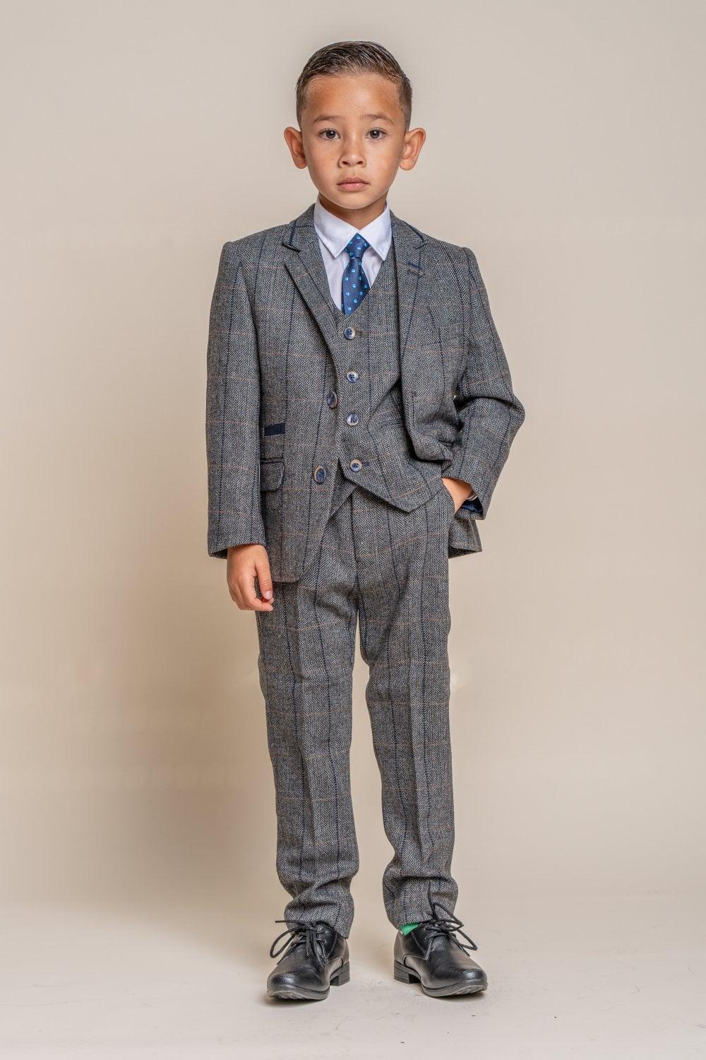 Children's Grey Argyl - Wedding Suit Hire | Suits For Groom | Groom Hire