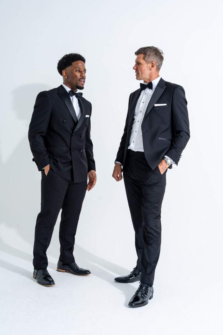Picasso Double Breasted Suit Worn By Two Men