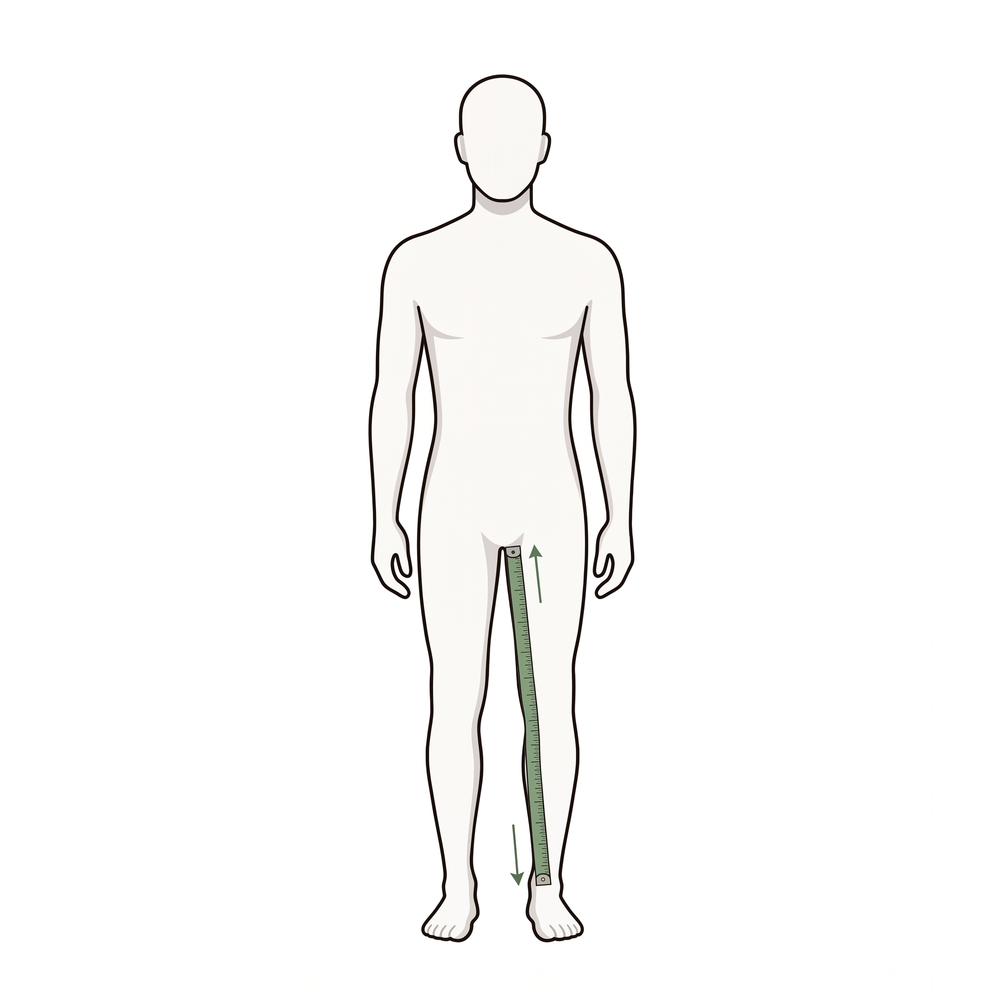 How to measure your inside leg